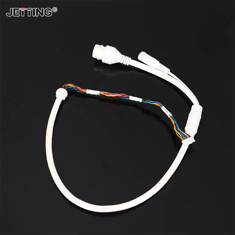 High-quality 1Pcs Ethernet Lan Cable PoE RJ45 Network Cable 10 Pin 10 Core For Hikvision Network Ip Camera