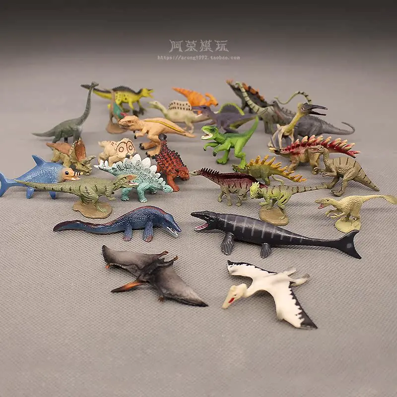 Small-sized Dinosaurs Tyrannosaurus Rex Pteranodon Changlong Action Figures Decoration Micro Landscape Paleontological Model
