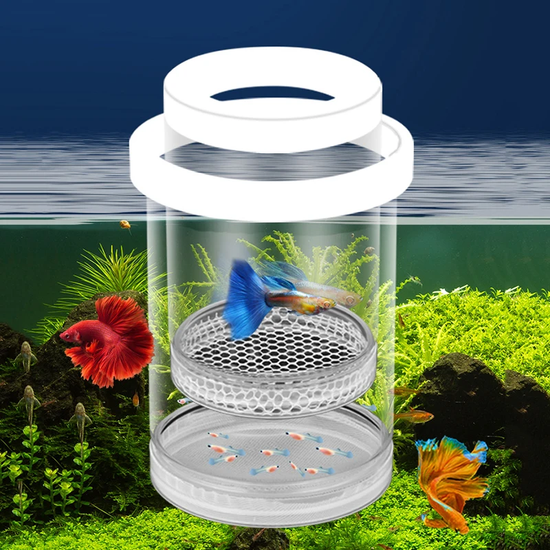 Floating Fish Breeding Isolation Box Aquarium Fish Tank Hatching Incubator Hatching Incubator Feeder Aquarium Hatchery