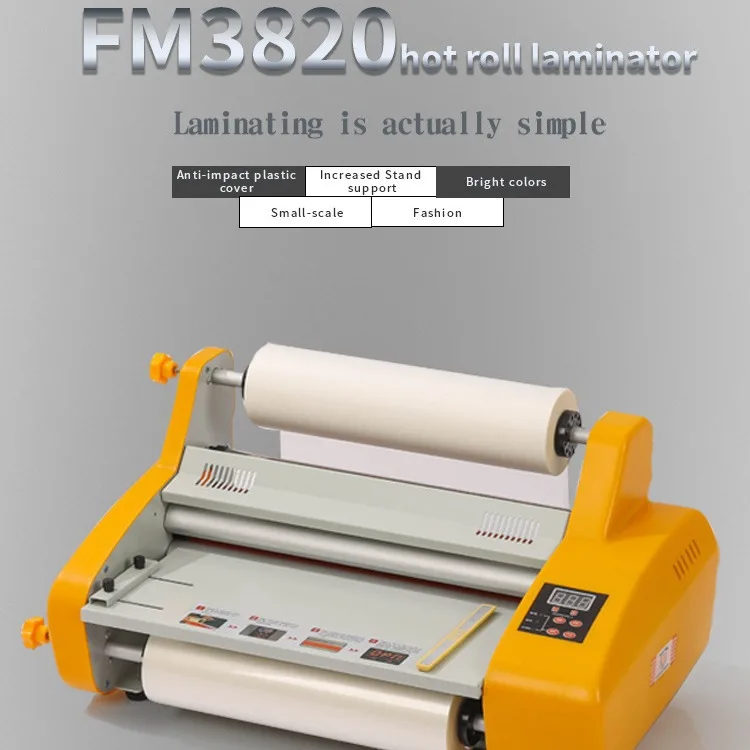 FM3820 Laminator A3+ Size  Update Model  Hot Roll Laminator