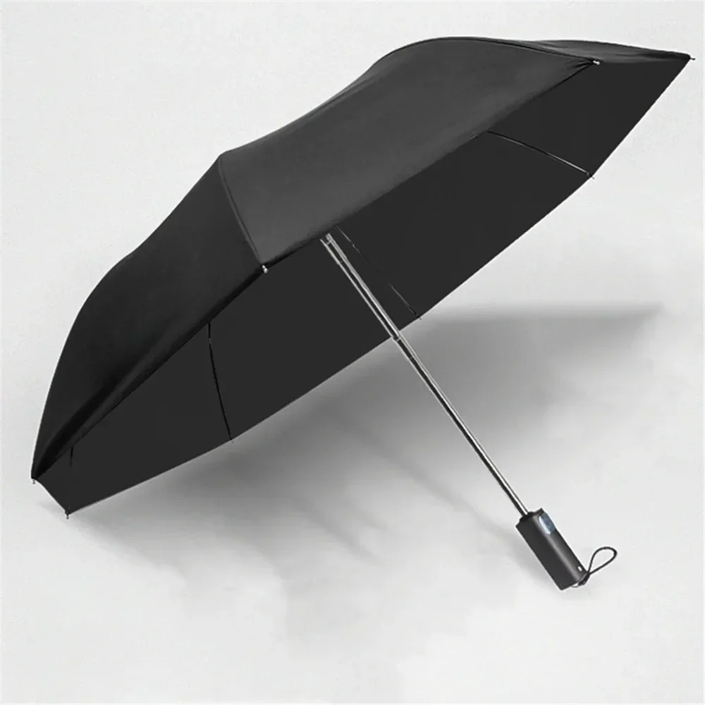 Electric Automatic Opening and Closing Umbrella Fully Automatic Umbrella Outdoor Sunscreen UV Protection Rechargeable Umbrella