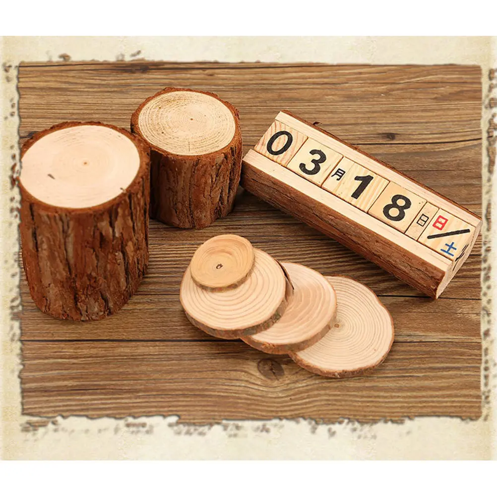 Wooden Manual Calendar DIY Desktop Date Display Perpetual Table Ornament Creative Design Sleek Finish Home Office Classroom