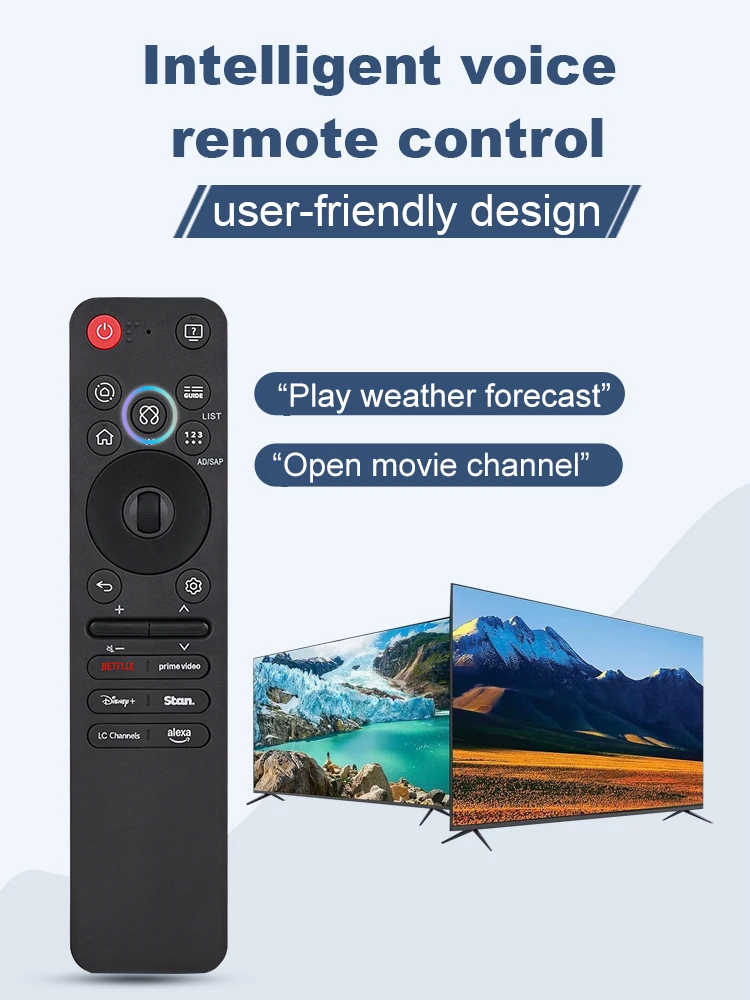 (No Voice) MR25GA AKB76046608 Magic Remote Control Compatible for Smart TV Netflix Prime Video