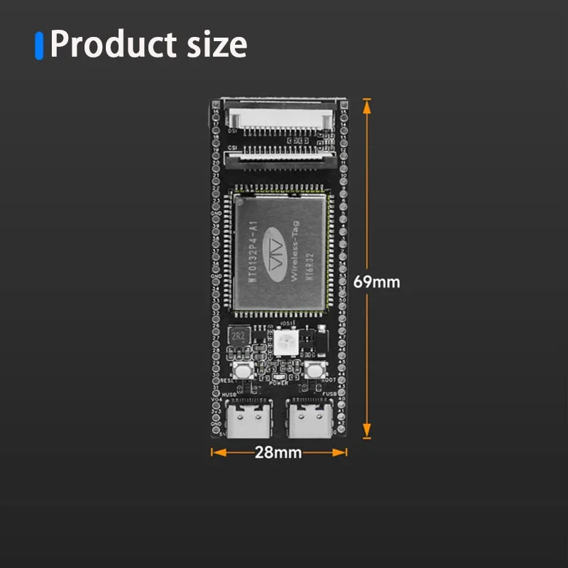 1-5 sztuk płytki programistycznej ESP32-P4 TINY WT9234-TINNY z ESP32 P4 V3.2 + WT0132P4-A1-N16R32 z wbudowanym RGB do MIPI DSI/CSI/RISC-V