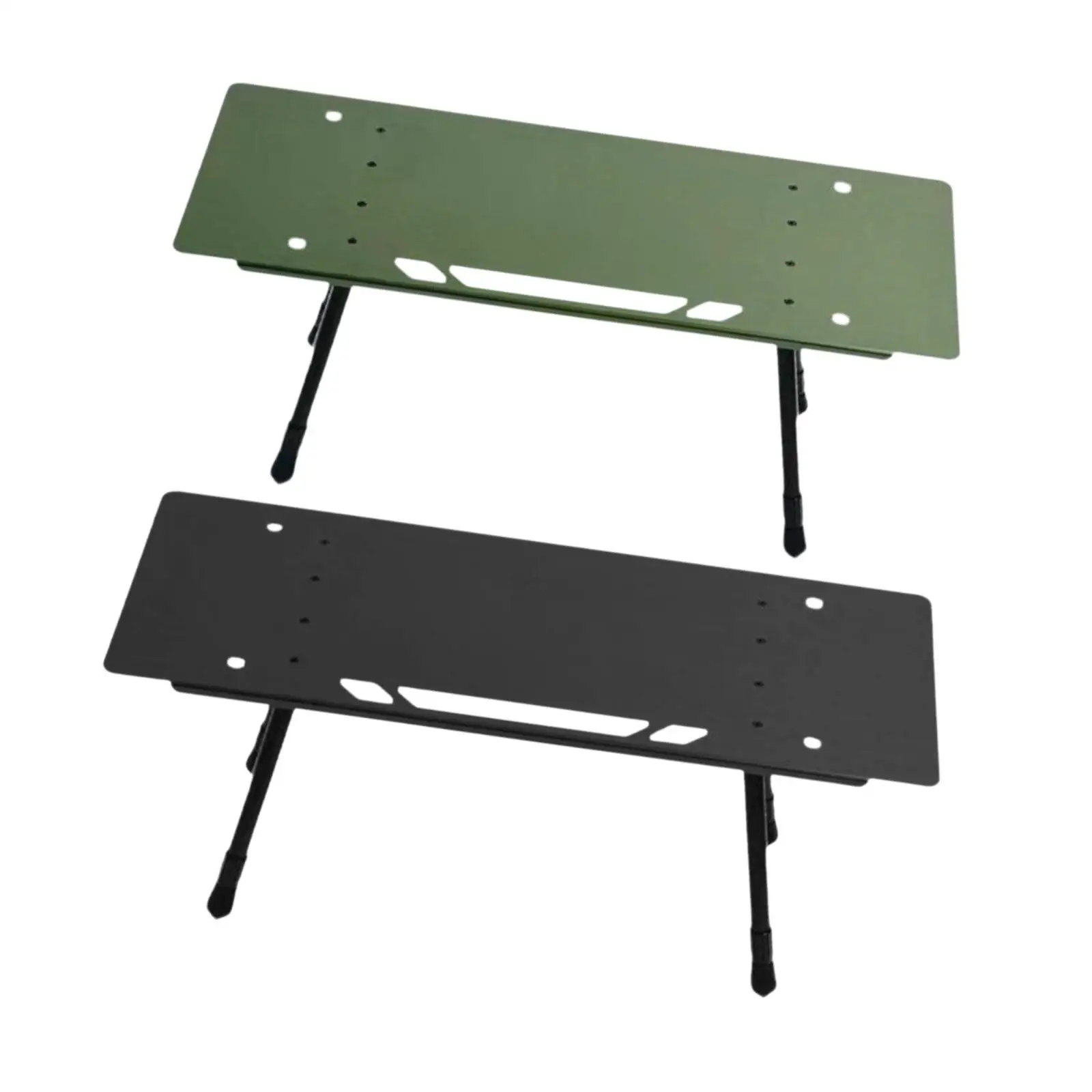 

2Pcs Folding Table Ultralight with Adjustable Legs for Yard Outdoor Travel