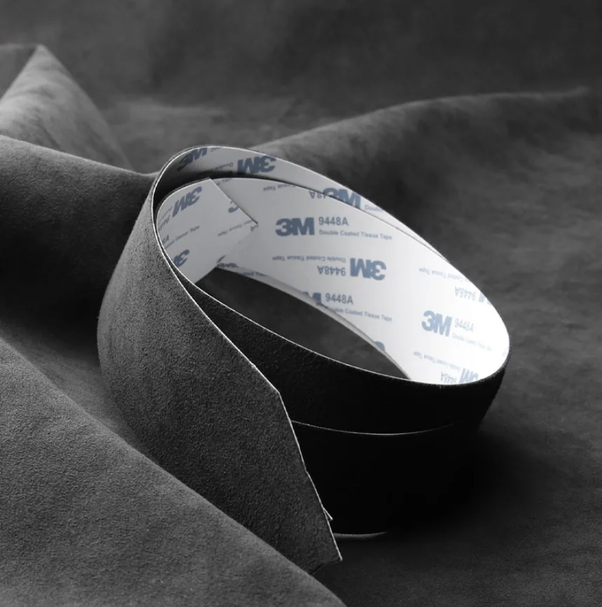 زخارف من جلد الغزال لطراز تسلا 3/Y الديكور الداخلي-ديكور لوحة القيادة غطاء لوحة لاصقة وملصق تعديل الخشب للباب #6