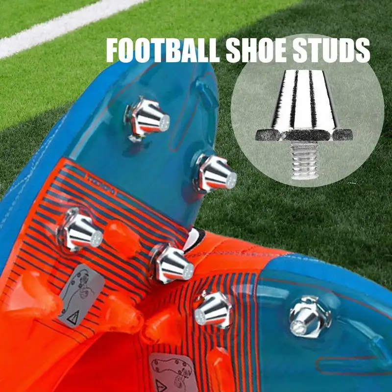 1PCS รองเท้าฟุตบอลเปลี่ยน Spikes รองเท้าฟุตบอล Studs Spikes สําหรับ 5 มม.11/13/15 มม.รองเท้าฟุตบอลรองเท้า Sole