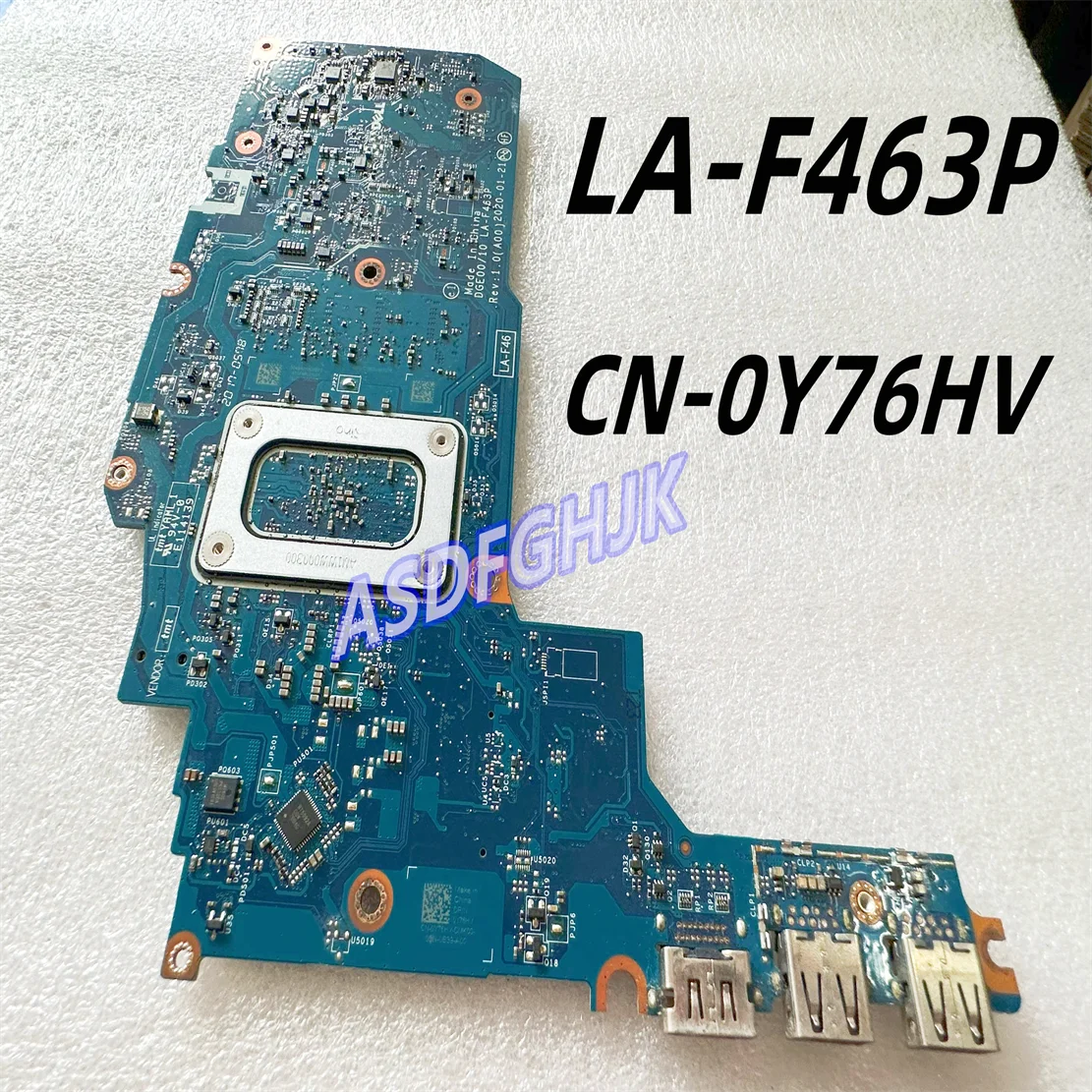 0Y76HV For Dell Latitude 3190 2-in-1 Motherboard WITH N4120 CPU AND 4GB RAM LA-F463P CN-0Y76HV TEST OK