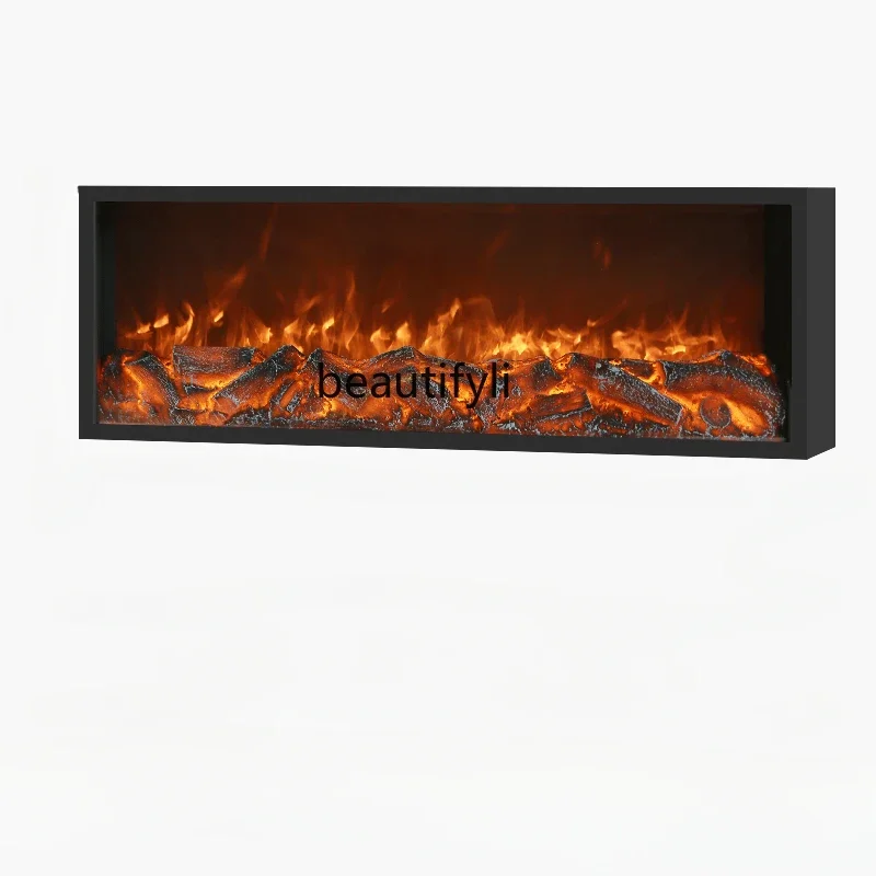 

Household Heating Electronic Fireplace Core TV Cabinet Decoration Embedded Living Room Simulation Fake Flame Stove