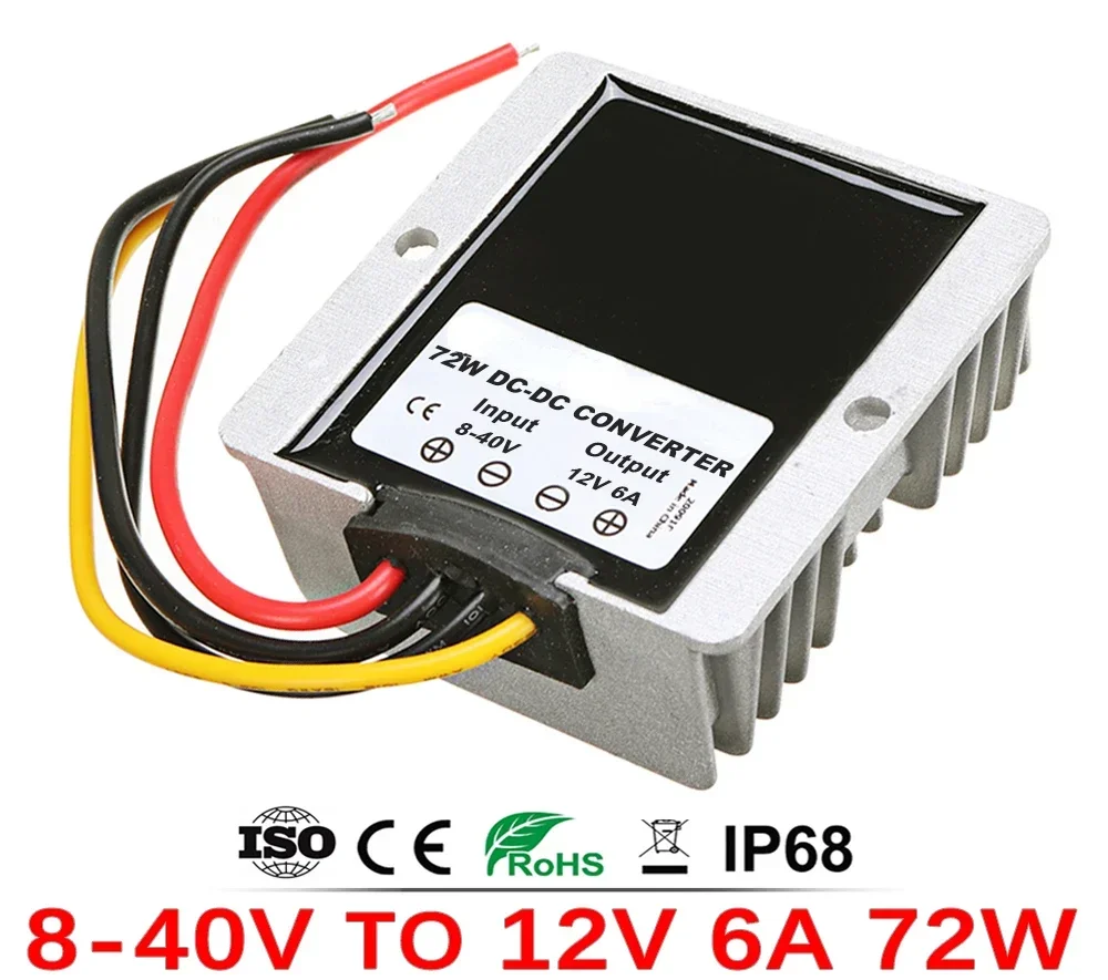 Dc Dc 8-40V Naar 13.8V 12V 30a 25a 20a 10a 6a 3a Regulator Buck Boost Converter Rohs Ce Voor Spanningsstabilisator Auto 'S Zonne-Energie