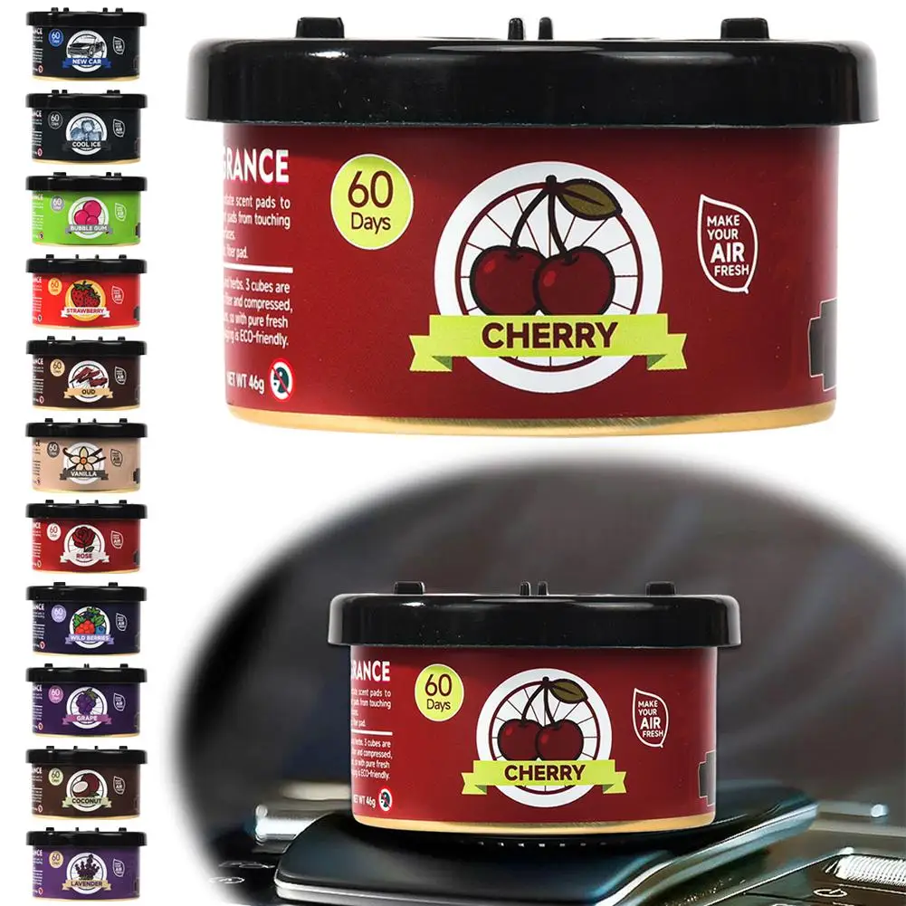 

Car Flavoring Car Air Fresheners Perfume Canned Wood Blocks Coffee Flavor Long-Lasting Auto Aromatherapy Car Deodorant Supplies