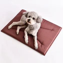 Waterproof Luxury Dog Bed, Removable Pet Sleeping Mat Soft High Rebound Sofa Puppy Accessories Cat Bed, Dog House Bite Resistant