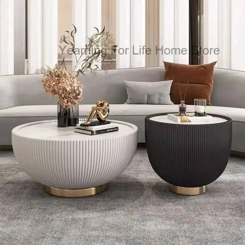 

Table Standing Unique Italian Cheap Aesthetic Coffee Space Saving Designer Side Table Industrial Mesa Auxiliar Salon Furniture