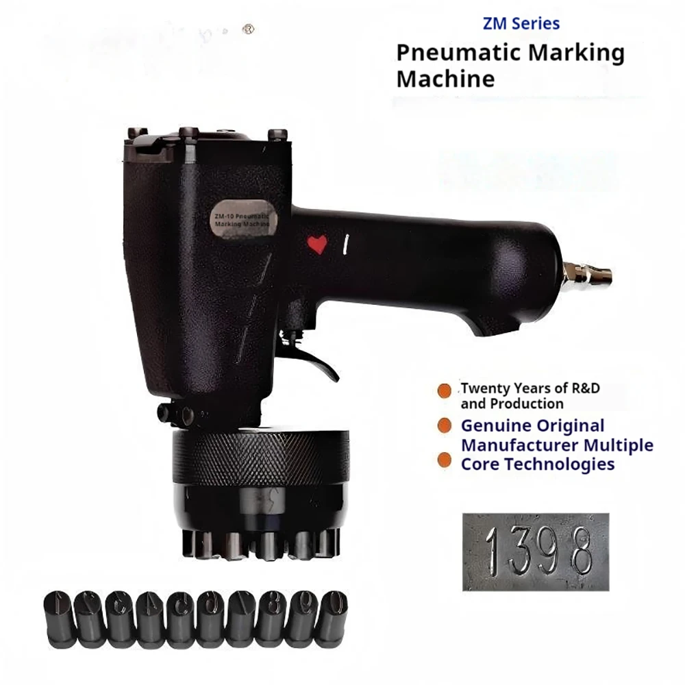 Portale Pneumatic Impact Marking Machine,metal Plate Coder Marker,0-9numbers+2 Alphabet,customized Coding Machine