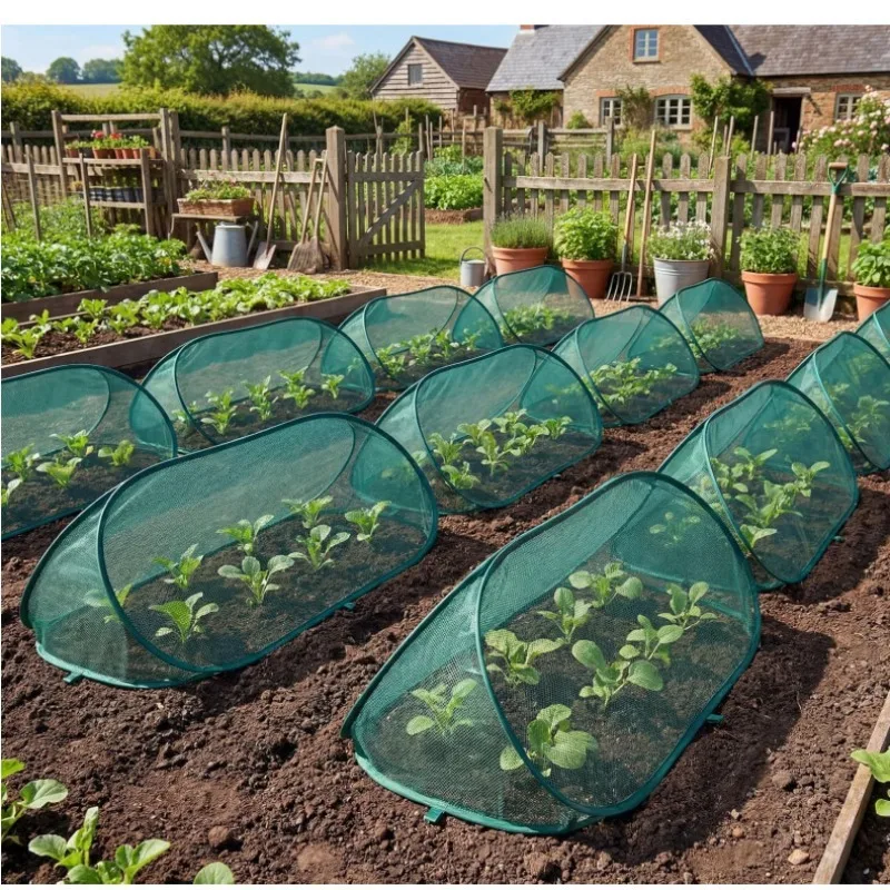 Foldable Plant Protection Cover Anti Insect Bird For Balcony Seedling Frost Protection Sunshade Garden Tool