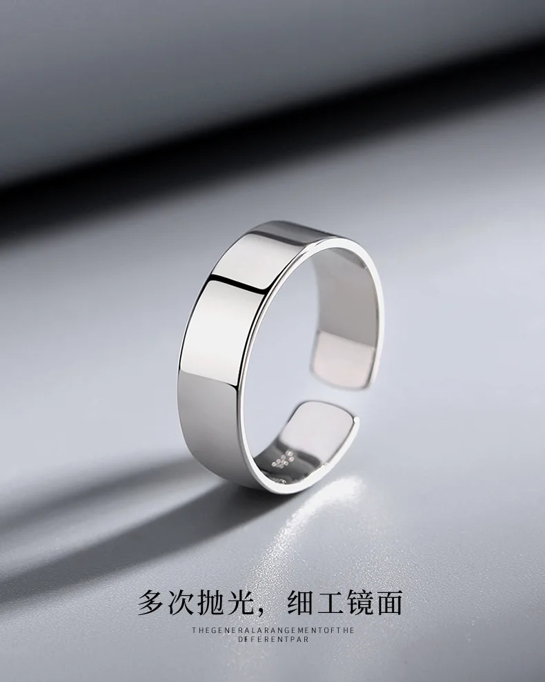 Простое круглое кольцо для женщин и девушек, открытое модное Ювелирное Украшение для пальцев регулируемого размера, вечерние Gifts