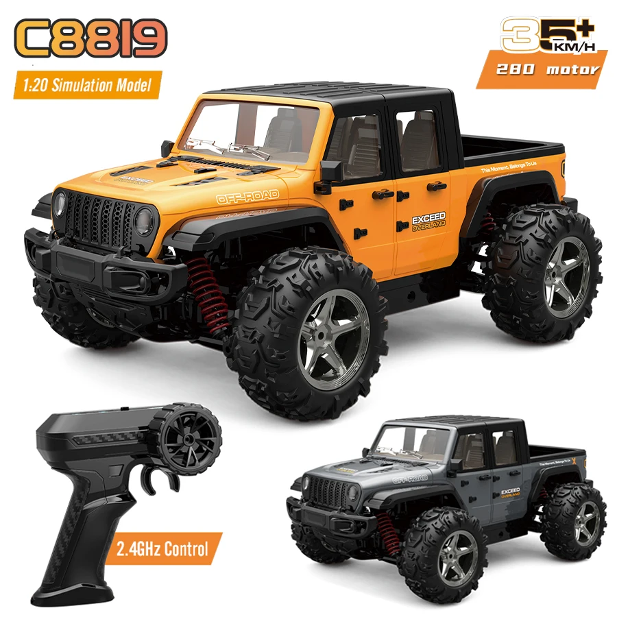 

JJRC C8819 1:20 полномасштабная игрушка-симулятор радиоуправляемая модель автомобиля Drift 4WD 2,4G 30 км/ч высокоскоростной пульт дистанционного управления внедорожник подарок для мальчика