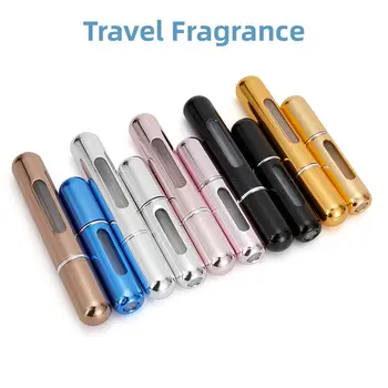 Sada lahviček na parfémy 8ml 5ml znovu naplnitelná lahvička s rozprašovačem prázdné kosmetické nádobky cestovní atomizér lahvička doprava zdarma 8 nejlepší prodej dekantace parfému - №4