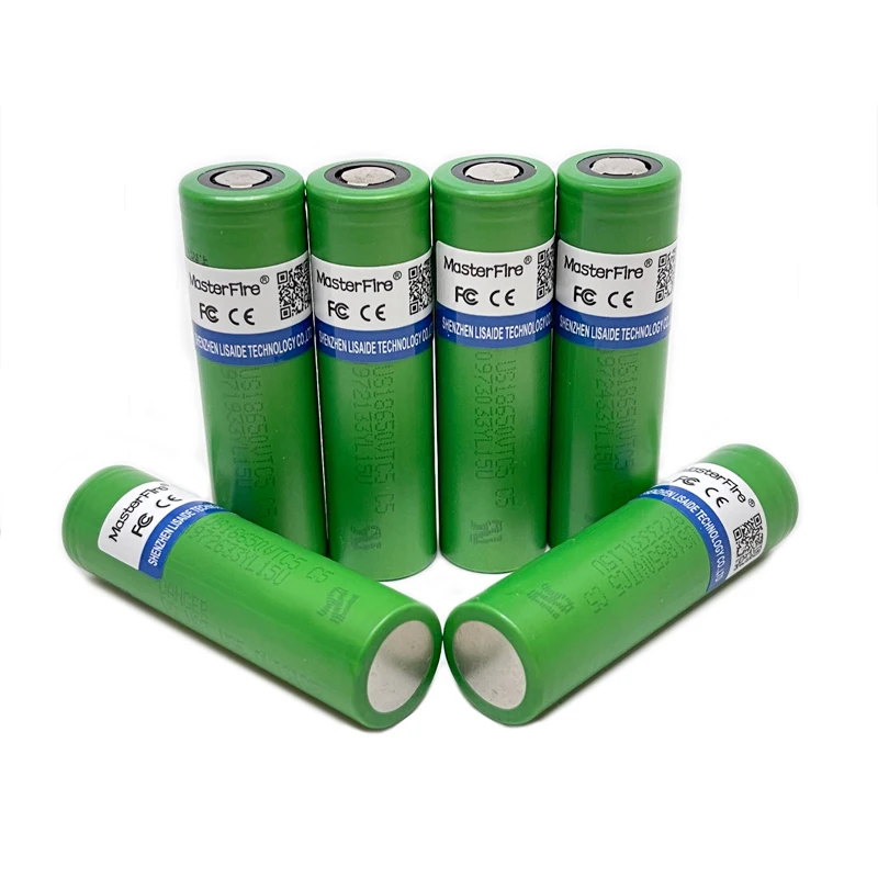 

MasterFire Original 18650 2600mAh US18650VTC5 3.7V High Drain Rechargeable Lithium Battery VTC5 Batteries Cell 30A Discharge