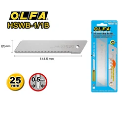 Olfa HSWB-1/1B 25mm Pull Saw Replacement Blade,Extra Heavy Duty Pull Saw Blade