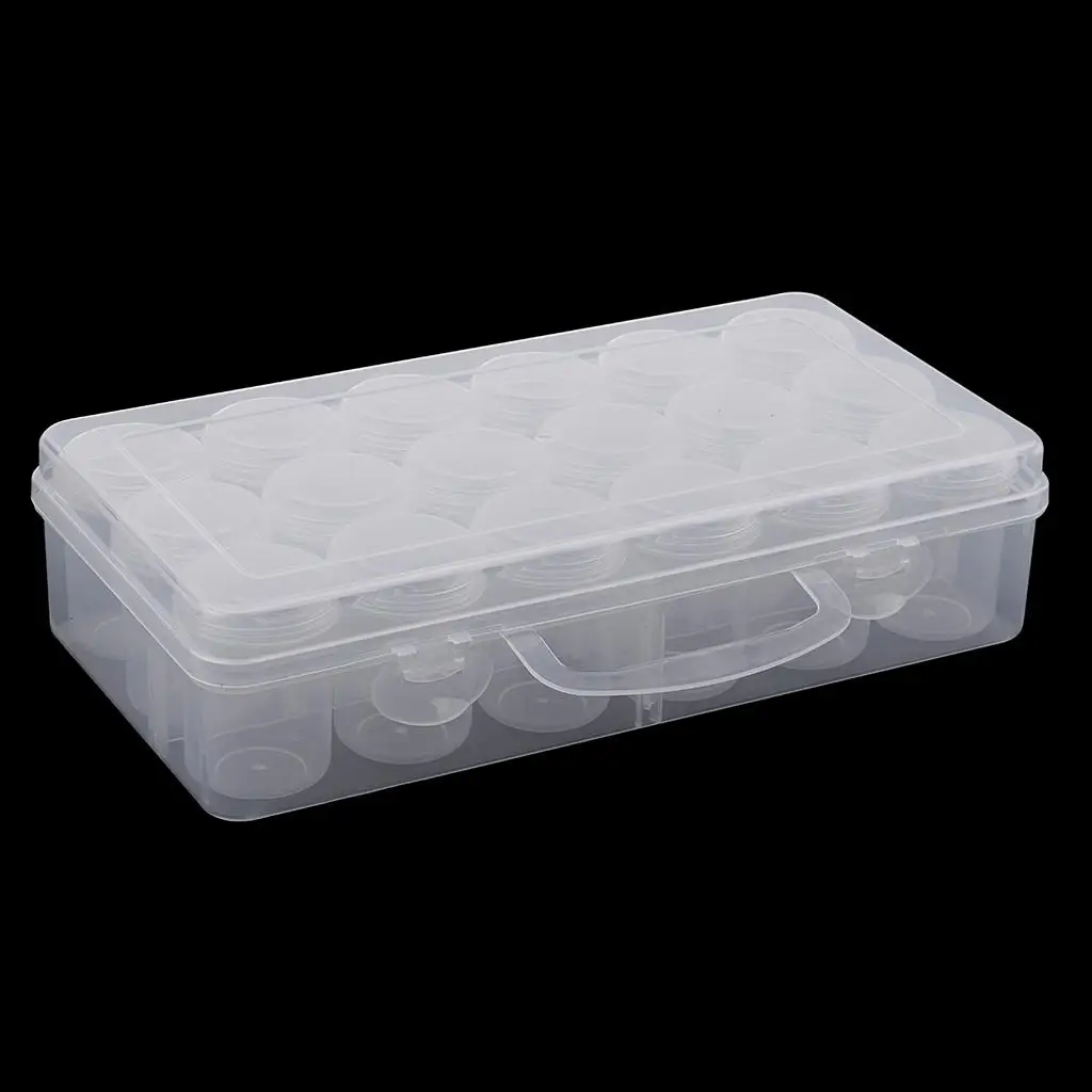 Transparent Organizer Box with Compartments Plastic Storage Containers for Small Accessories Beads Jewelry Packaging
