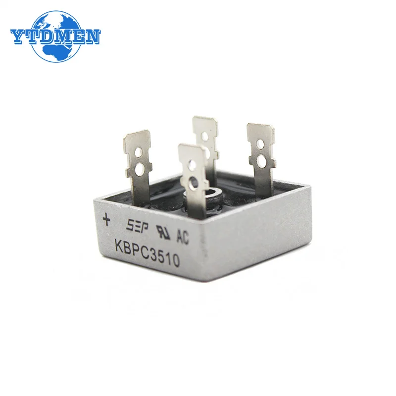 2/5PCS KBPC3510 Diode Bridge Rectifiers 1000V 35A Rectifiers Diodes Electronic Kit