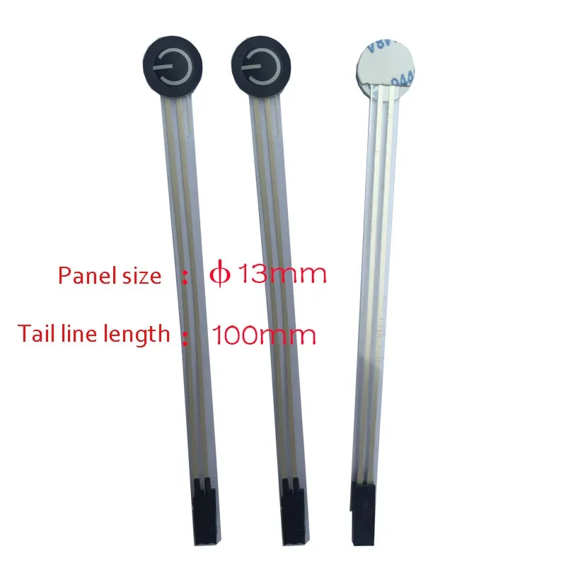 1PC 1key Single-key Power Membran Taste Mit PVC/PET Bedienfeld Für DIY Zubehör Membran Schalter Tasten band Kabel – Detail 5