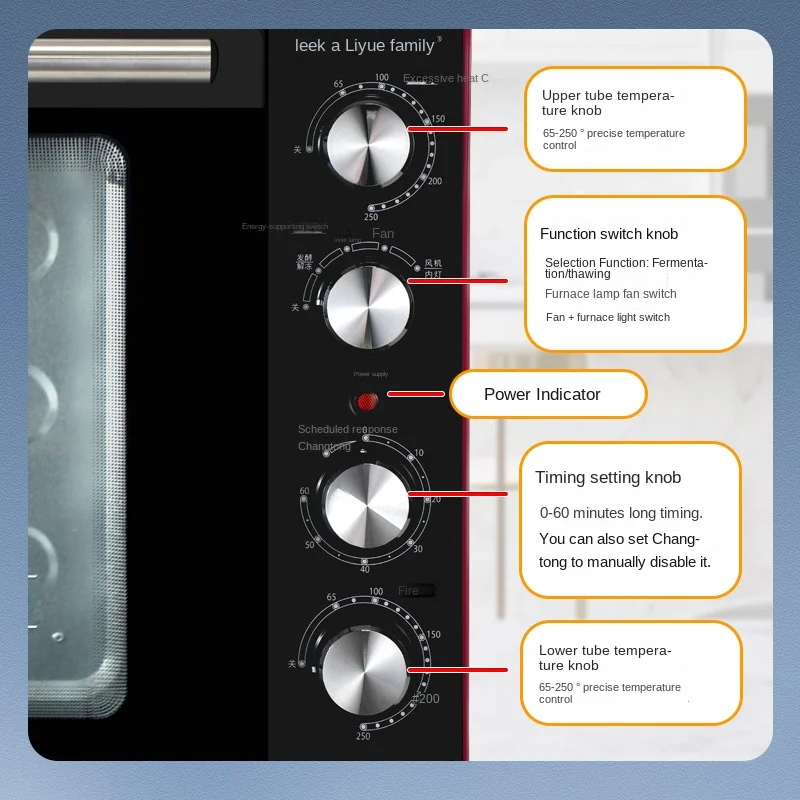 Commercial High-capacity Oven 70L, Dedicated Hot Air Circulation Oven for Baking Household Cakes and Mooncakes коптильня