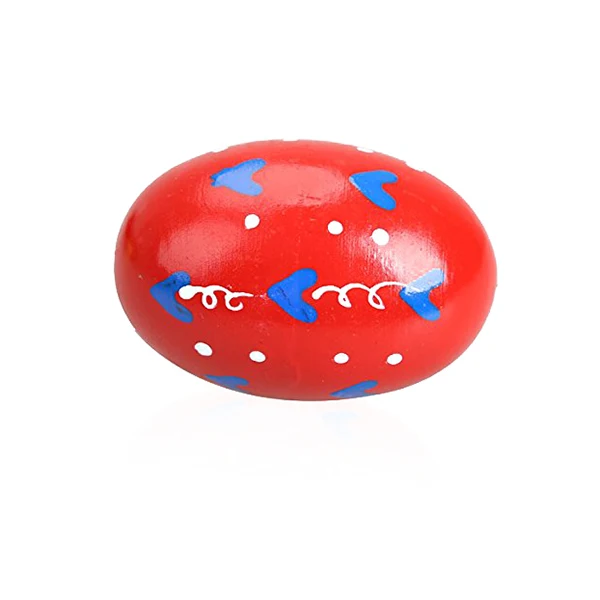 Simpatici giocattoli musicali educativi per bambini in legno da 5 pezzi Strumenti a percussione Divertimento giocattolo per shaker per bambini con punti Colore casuale