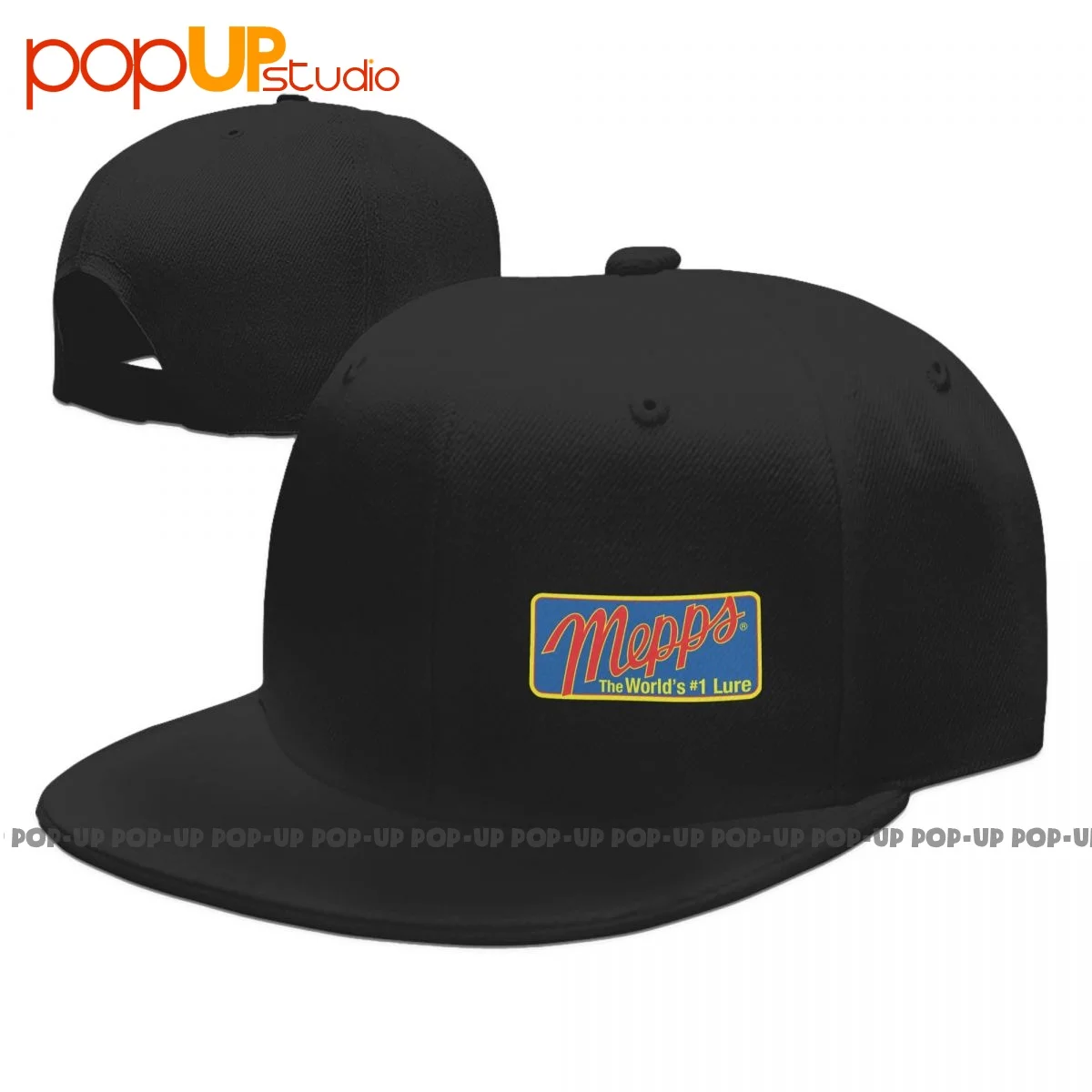 Rare Mepps Fishing Spinners Spoons Lures Logo Snapback Cap Hot Deals Hot Selling Baseball Caps