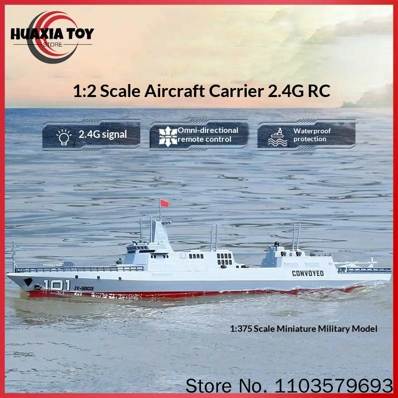 New Remote Control Warship Simulated Nanchang Destroyer Electric Dual Motor High Speed Waterproof Military Model For Adult Hobby