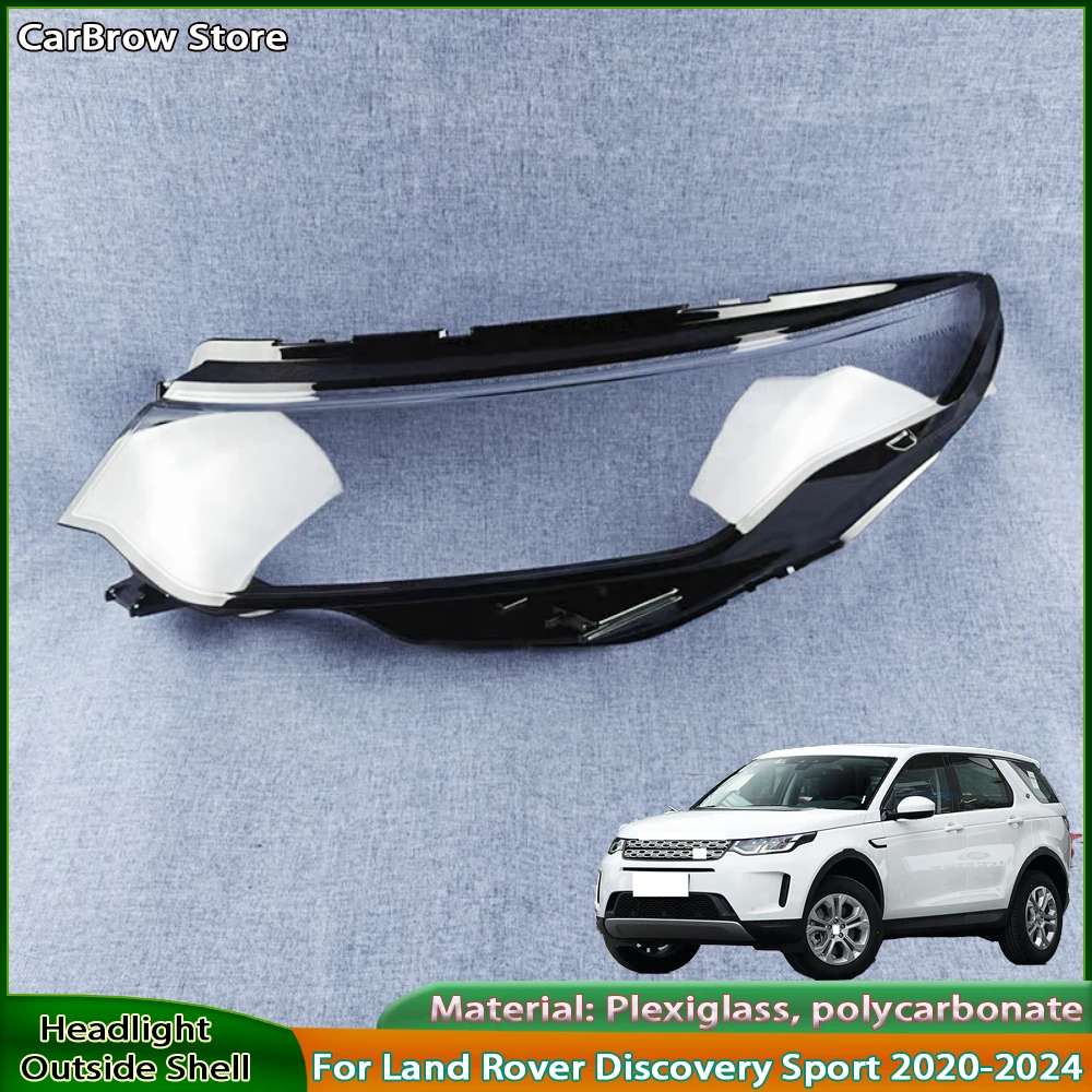 

For Land Rover Discovery Sport 2020-2024 Headlights Cover Transparent Headlamp Shell Lens Replace Original Lampshade Plexiglass