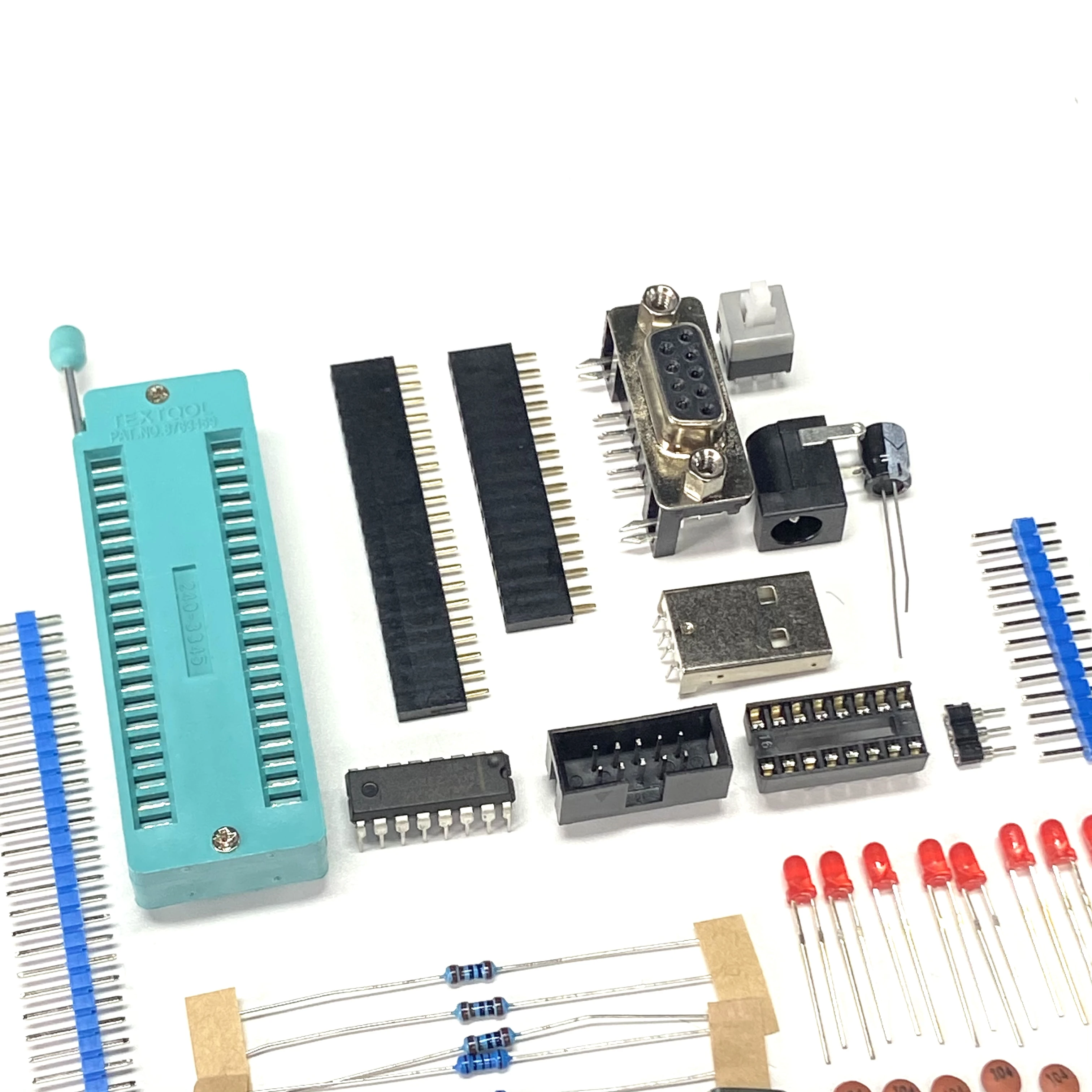 STC89C52 DIY learning Board Kit Suit the Parts  51 Series Microcontroller ATmega16 Development Board Learning Board