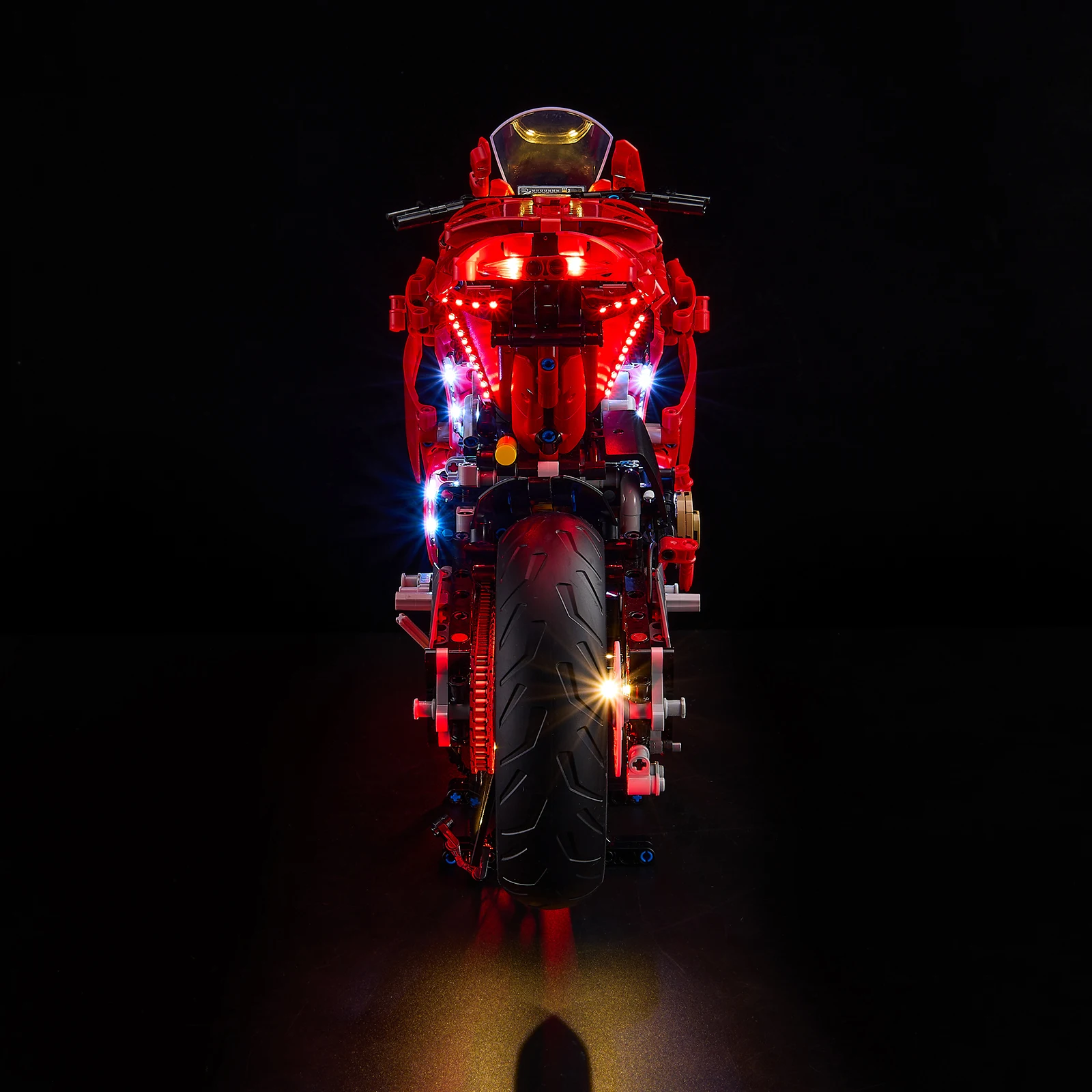 LED-Beleuchtungsset für Ducati Panigale V4 S Motorrad 42202, Bausteine ohne Modell