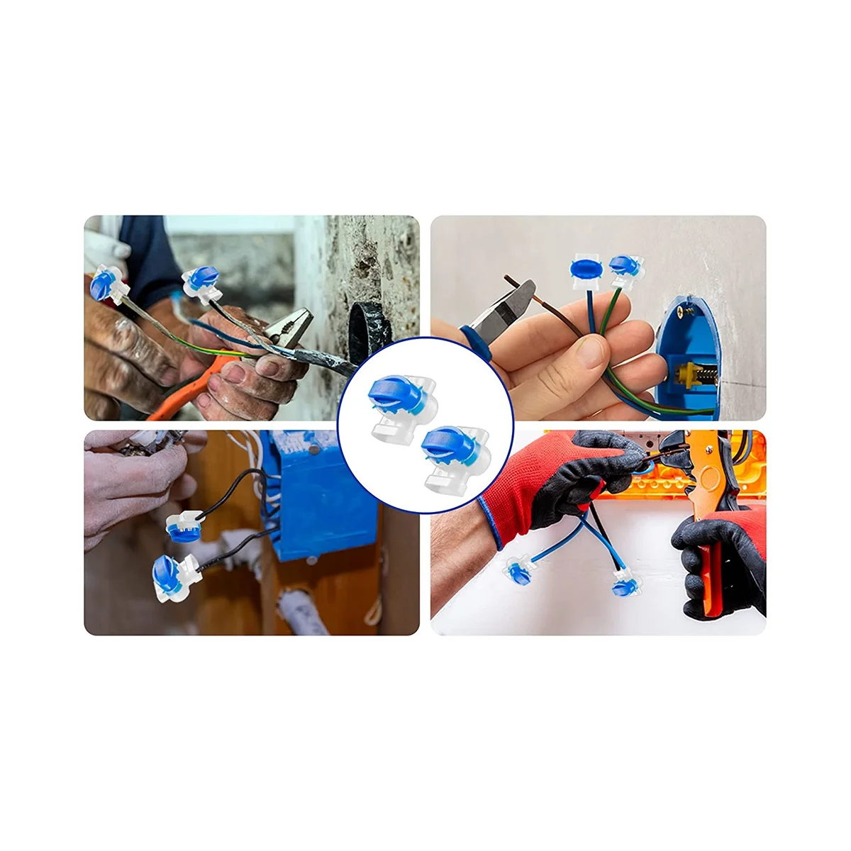 Conectores de Cable de 30 piezas para cortadoras de césped robóticas, Cable de conexión impermeable con relleno de Gel