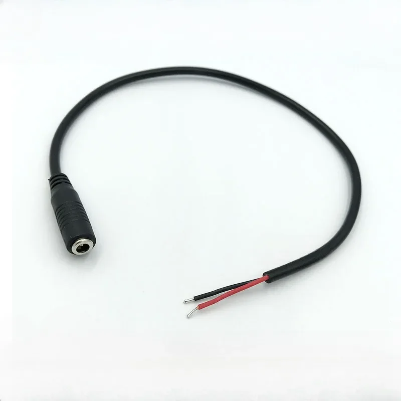 2pin DC female Male cable extend 3.5 * 1.35 cord connector DC Power supply Plug extension diy repair wire p1