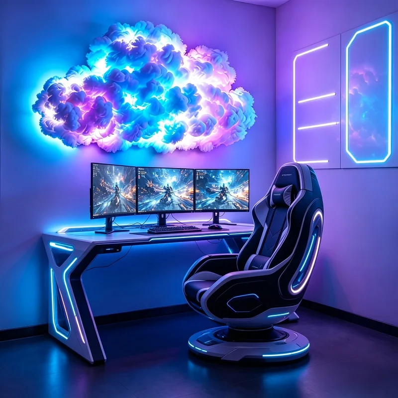 RGB Fantasy Thundercloud Light Smart Light Supports Music Synchronized RGB Changes Festival Gifts The Preferred Lighting