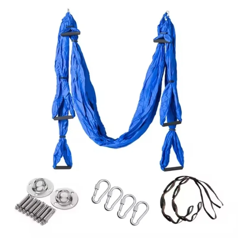 Indoor And Outdoor Inversion Therapy Aerial Yoga Swing Set Strong Anti Gravity Yoga Hammock Kit For Home Gym Fitness