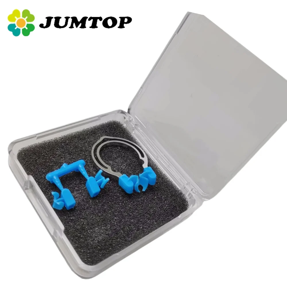 Dental Matrix Clip Set - Metal Spring Clamps & Wedges for Sectional Restorations with Matrix Retainer Rings