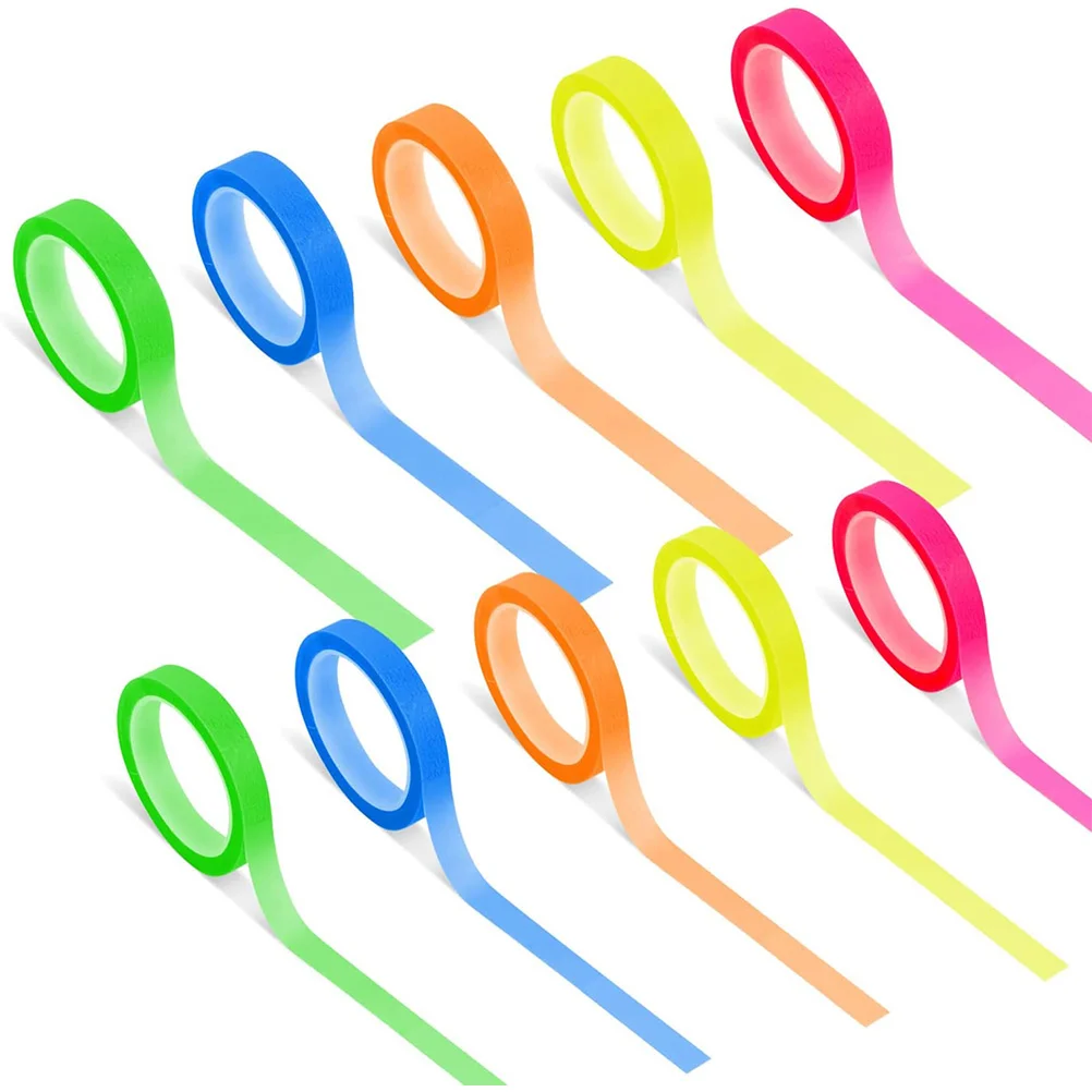 

20pcs Waterproof Sticky Tabs 0 6cmx5m Colored Tapes Removable Highlighter Page Markers Transparent Book Notes Annotation