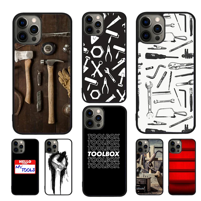 TOOLBOX TOOLKIT TOOLS Phone Case For iPhone 16 15 14 11 12 13 mini Pro  XR XS MAX Plus coque Cover Shell