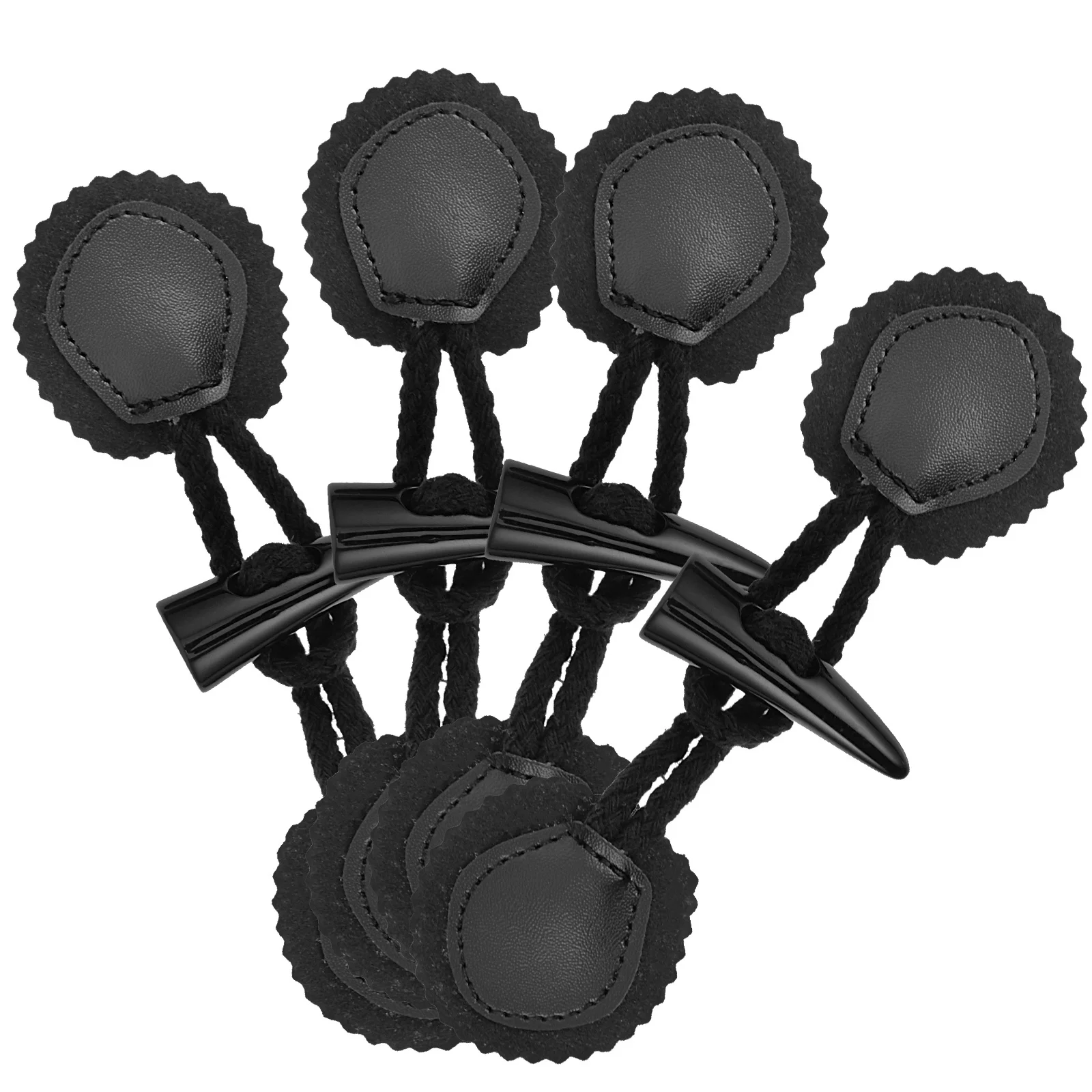 

Cow Horn Buttons For Clothes Decorative Toggle Clasps Replacement Diy Sew-On Garment Fastener Retro Coat Buttons