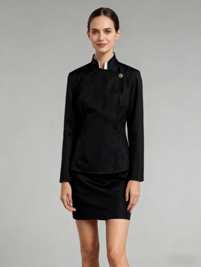 

Jujutsu Kaisen's Anime Character Zenin Mai's Cosplay Costume Black Uniform Top and Skirt Comic Convention Party Wear