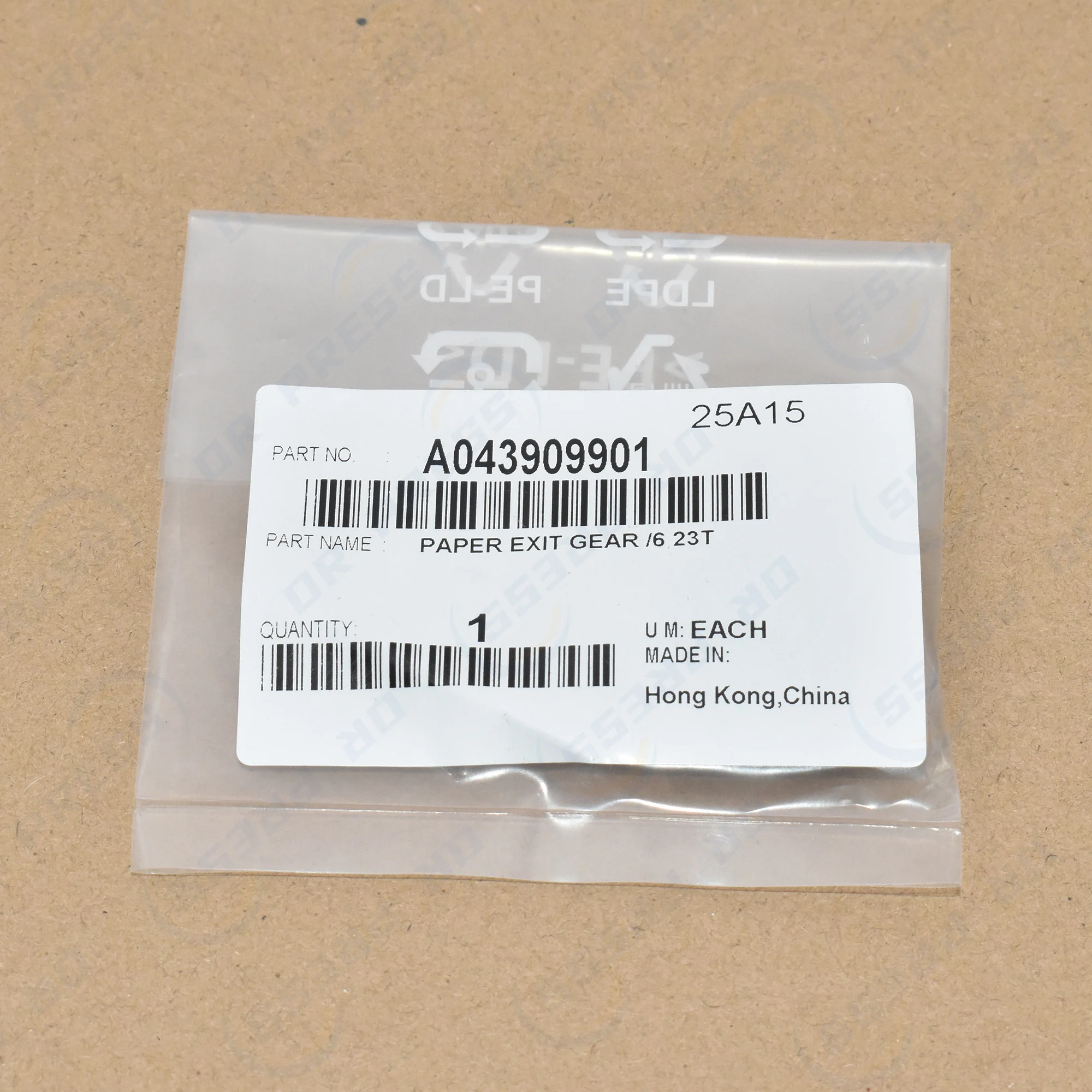 

A043909901 Paper Exit Gear /6 23T for Konica Minolta C2060 C2070 C3070 C3080 C4065 C4070 C4080 C7090 C7100