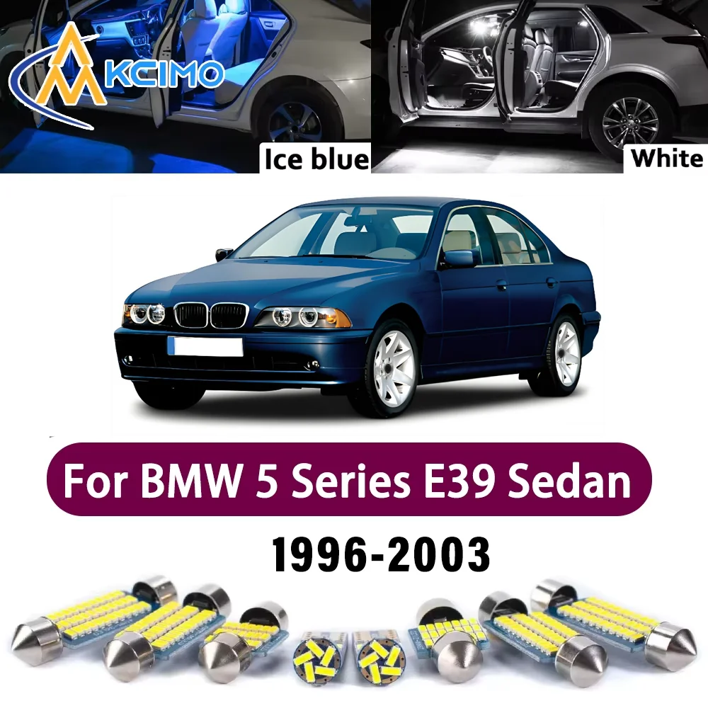 

Canbus Number Plate Bulb For BMW 5 Series E39 Sedan 1996-2003 Interior Reading Map Bright Mirror Lights Easy Install Lights