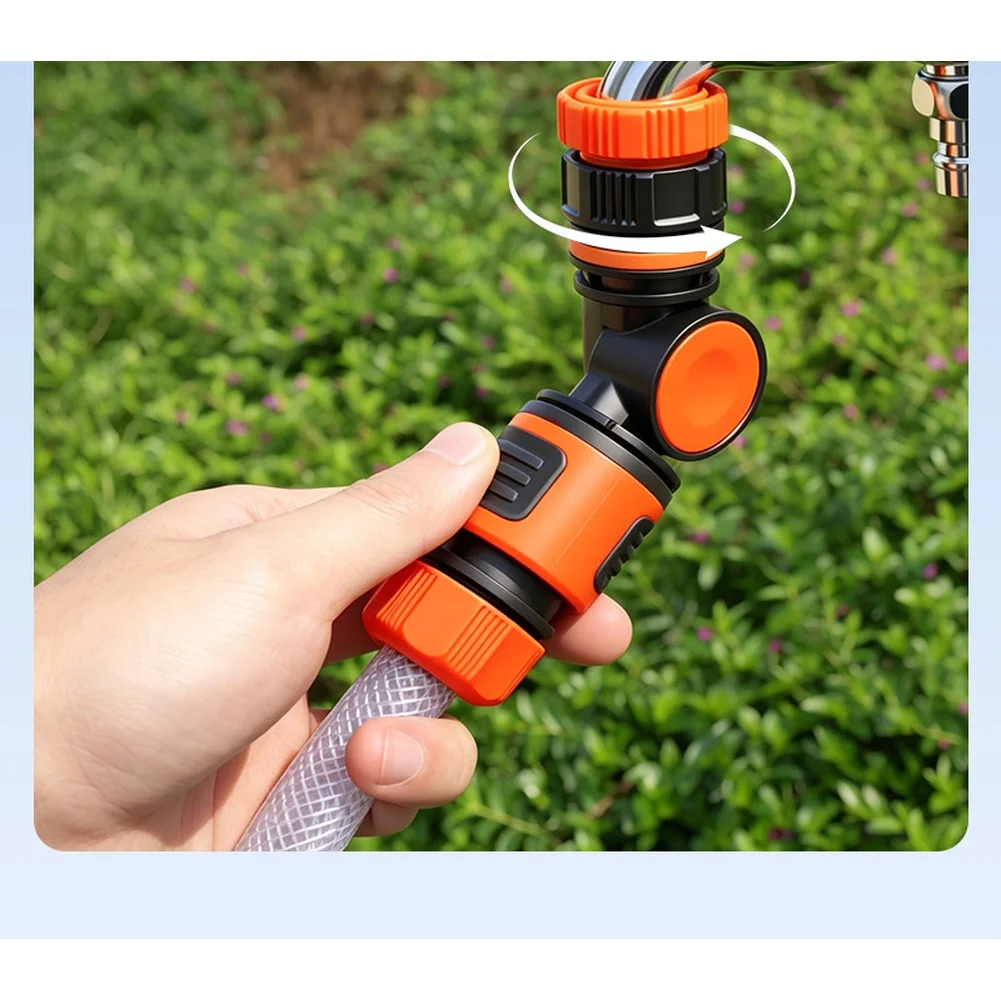 1pcs Adjustable Hose Quick Connect Adapters For 20mm 25mm Pipes Rotating Faucet Fitting Anti-Tangle Water Tap Connector