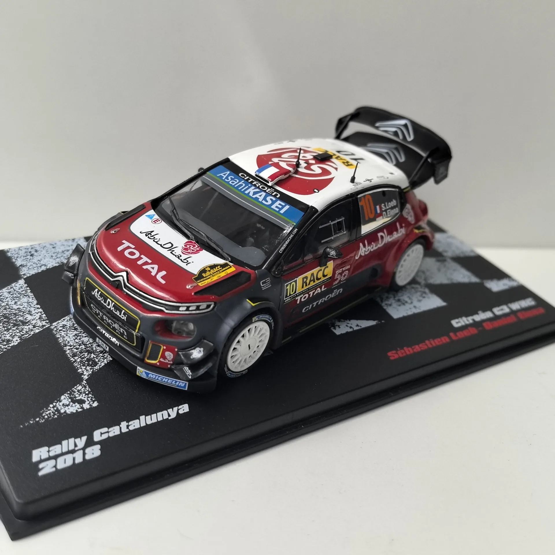 

Diecast DEA 1/43 Scale CITROEN C3 WRC #1 2018 Citroen Rally Car Red Bull Livery Alloy Car Model Collectible Toy Gift Souvenir