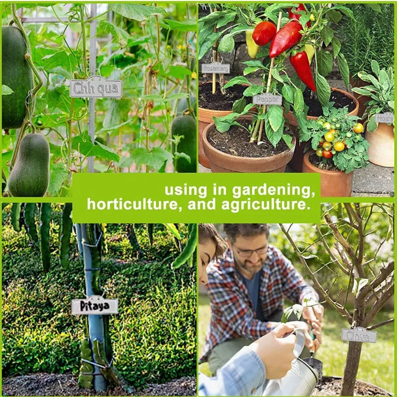 GYTB-Gardening Aluminum Plant Labels Outdoor Plant Markers Metal Signs Garden Alum Marks