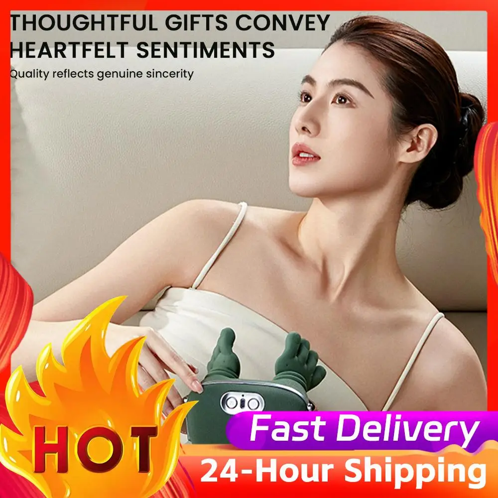 

Protable Mini Neck Shoulder Electric Massager Deep Massage Neck Warm Pressing Cervical Massager Deep Tissue Shiatsu with Heat