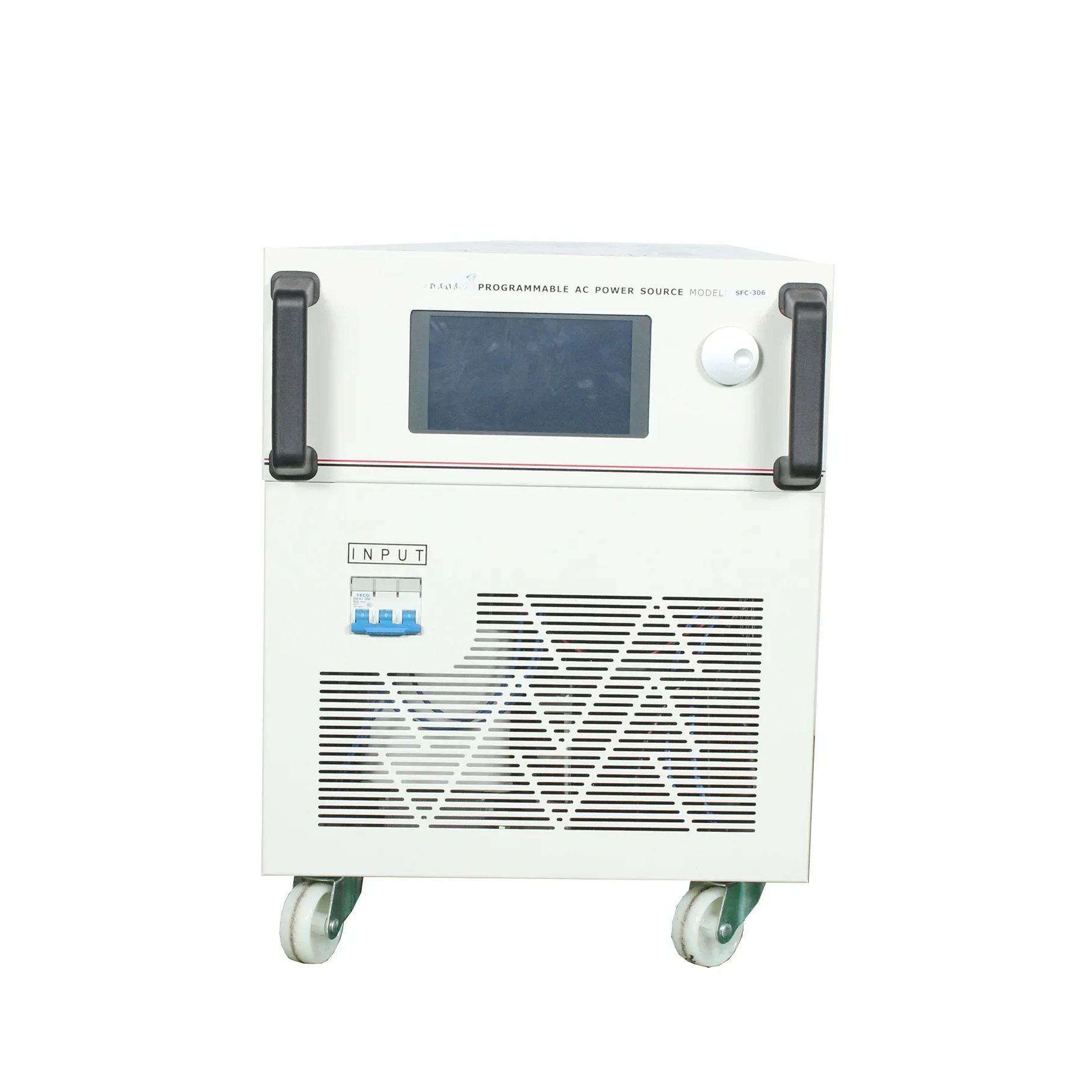 Switch touch screen 15KVA single-phase variable frequency power supply, input frequency 50-60HZ